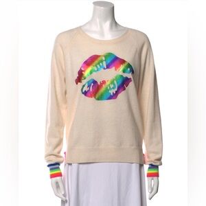 Kiss Foil Cashmere Sweater